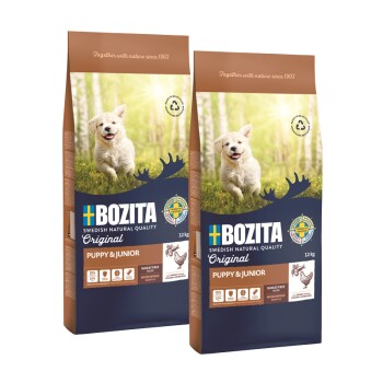 BOZITA Dog Original Puppy & Junior 2x12 kg 🥫 Hunde-Futter & Hunde-Snacks online kaufen