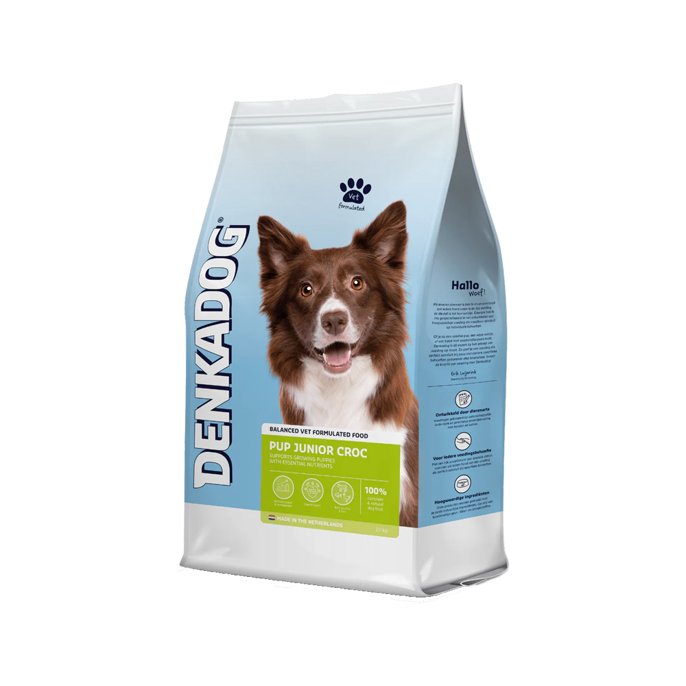 Denkadog Pup & Junior Croc - 12,5 kg Hundefutter - Trockenfutter online kaufen Denkadog Pup & Junior Croc - 12,5 kg Hundefutter - Trockenfutter online kaufen