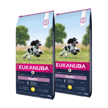 EUKANUBA Puppy Medium Breed Chicken 2x15 kg Hundefutter - Trockenfutter online kaufen