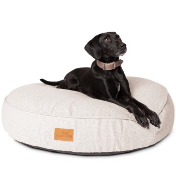 Freudentier kuscheliges Hundebett mit Memory Foam ⌀100cm hellgrau 1 m Hundebetten, Hundesofas, Hundekissen, Hundematten Produktbild Freudentier kuscheliges Hundebett mit Memory Foam ⌀100cm hellgrau 1 m Hundebetten, Hundesofas, Hundekissen, Hundematten Produktbild
