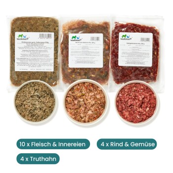 haustierkost.de Hund Übergewicht Frostfutter 9 kg 🥫 Hunde-Futter & Hunde-Snacks Produktbild