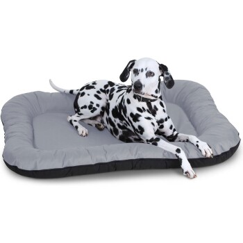 Knuffelwuff Wasserfestes In und Outdoor Hundebett Lucky aus Nylongewebe grau XXXL Hundebetten, Hundesofas, Hundekissen, Hundematten online kaufen
