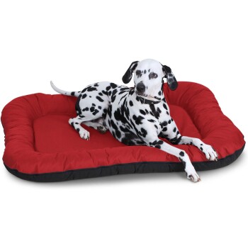 Knuffelwuff Wasserfestes In und Outdoor Hundebett Lucky aus Nylongewebe rot XL Hundebetten, Hundesofas, Hundekissen, Hundematten online kaufen