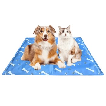 nobleza Kühlmatte für Hunde – Blau mit Knochen- & Pfotenmotiv S Hundebetten, Hundesofas, Hundekissen, Hundematten online kaufen nobleza Kühlmatte für Hunde – Blau mit Knochen- & Pfotenmotiv S Hundebetten, Hundesofas, Hundekissen, Hundematten online kaufen