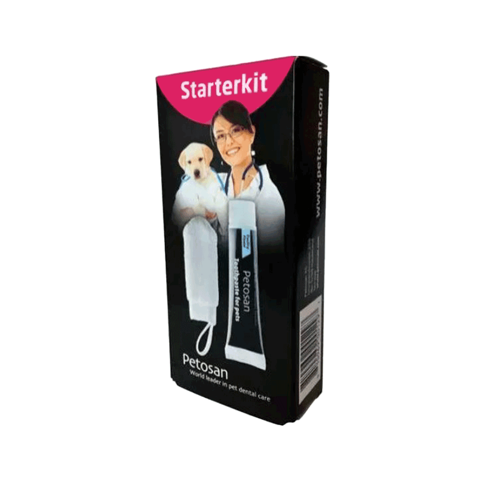 Petosan Starterkit - Zahnpasta und Fingerabdrucktuch Hunde-Zahnpflege (Zahnbürsten, Zahnspray usw.) online kaufen