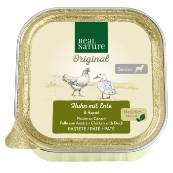 REAL NATURE Senior Huhn und Ente 17x100 g 🥫 Hunde-Futter & Hunde-Snacks online kaufen