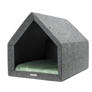 Rexproduct Pethome 2.0 hellgrau anthrazit/ grün L Hundebetten, Hundesofas, Hundekissen, Hundematten online kaufen
