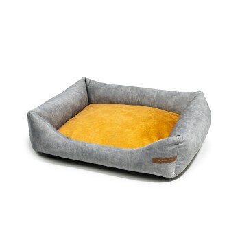 Rexproduct SoftColor luxury dog bed in grau color gelb M Hundebetten, Hundesofas, Hundekissen, Hundematten online kaufen Rexproduct SoftColor luxury dog bed in grau color gelb M Hundebetten, Hundesofas, Hundekissen, Hundematten online kaufen