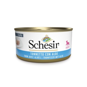 Schesir Puppy 18x150g Thunfisch mit Aloe 🥫 Hunde-Futter & Hunde-Snacks online kaufen