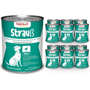 Supravit Hundenassfutter 12 x 410g Hundefutter - Nassfutter online kaufen