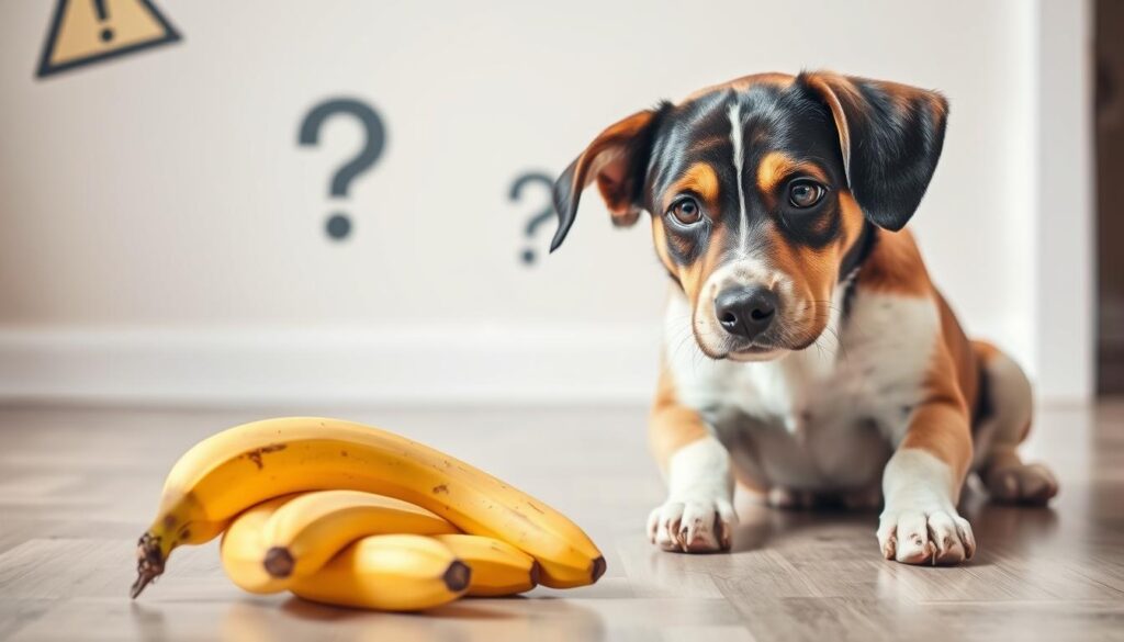 Bananen und Hunde Risiken