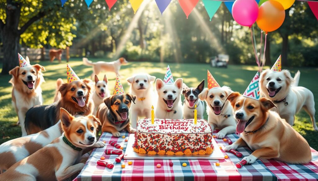 Hundeparty Spaß und Spiele