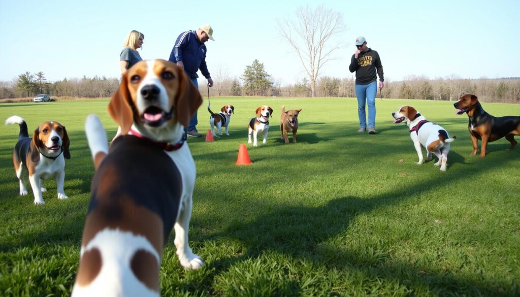 Langohrige Hunde Training