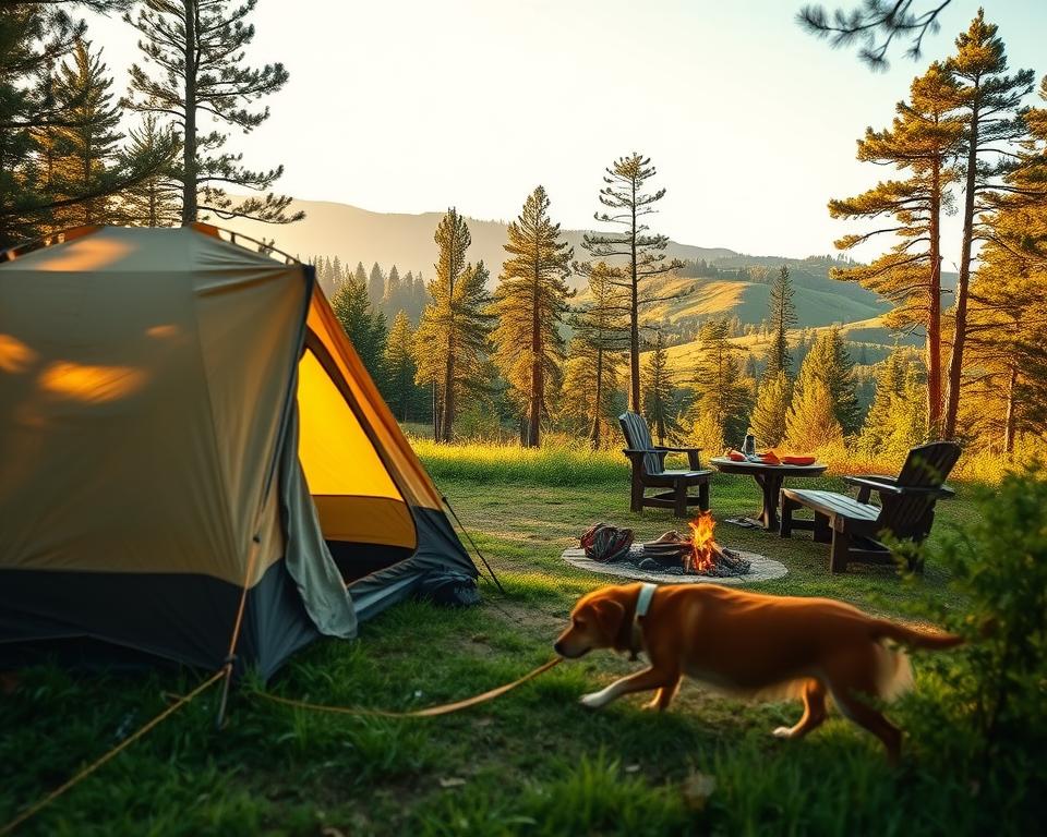 Camping mit Hund