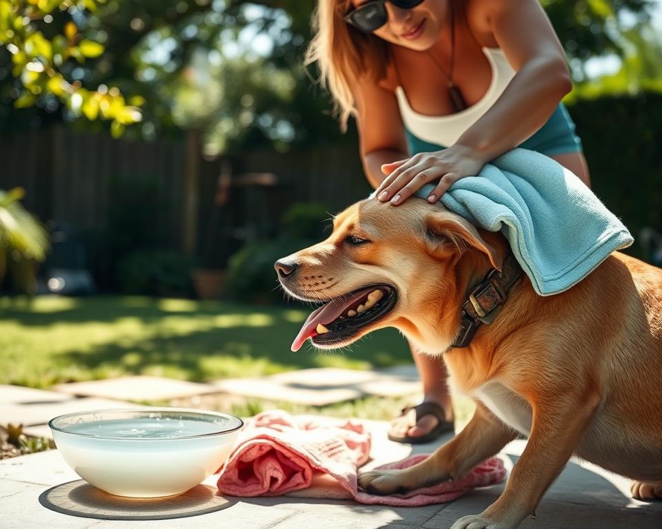 Erste Hilfe Hitzschlag bei Hunden