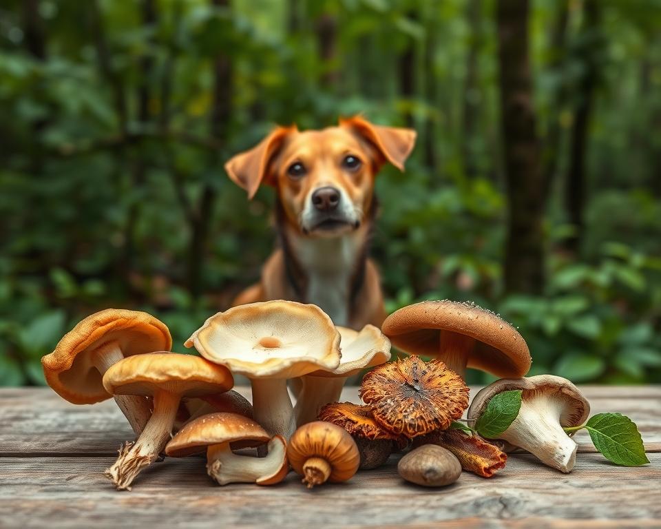 Essbare Pilze für Hunde