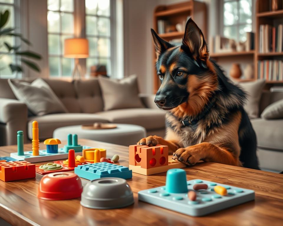 Fortgeschrittene Intelligenzspiele für Hunde