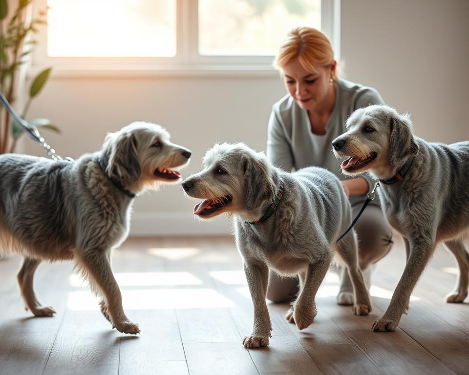 Gesundheit Seniorenhunde Training