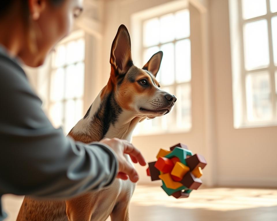 Hund beim Agility Mental-Training
