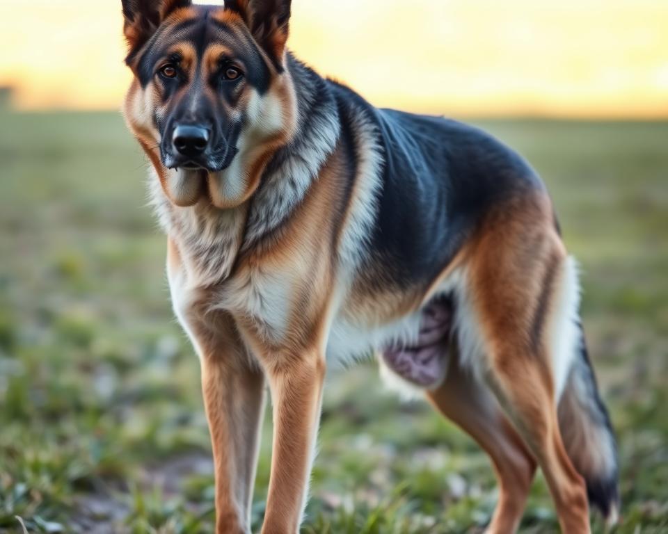 Hund mit Hinterlaufschwäche