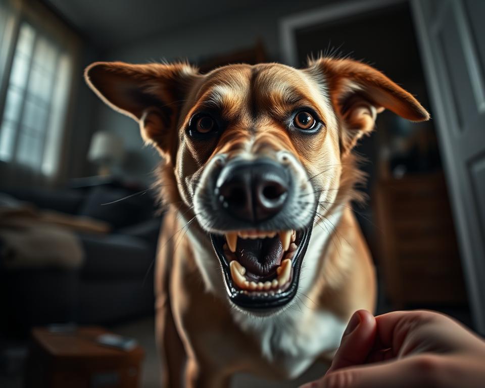 Hundeaggression durch Stress