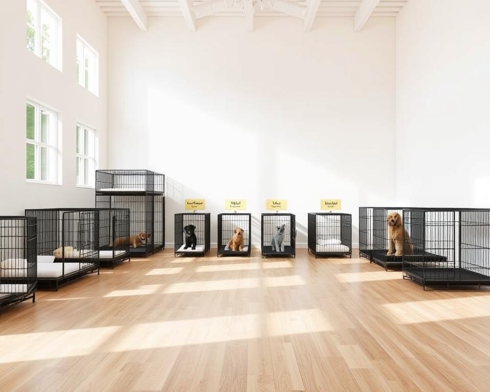 Hundeboxen für verschiedene Rassen