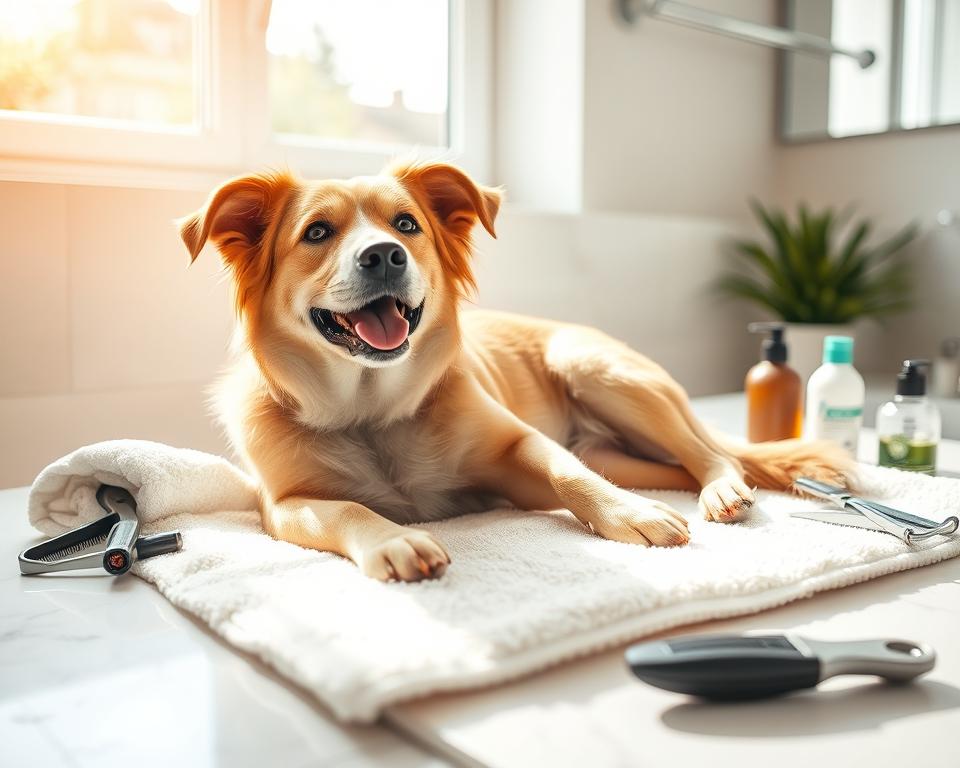 Hundepflege und Juckreizprävention