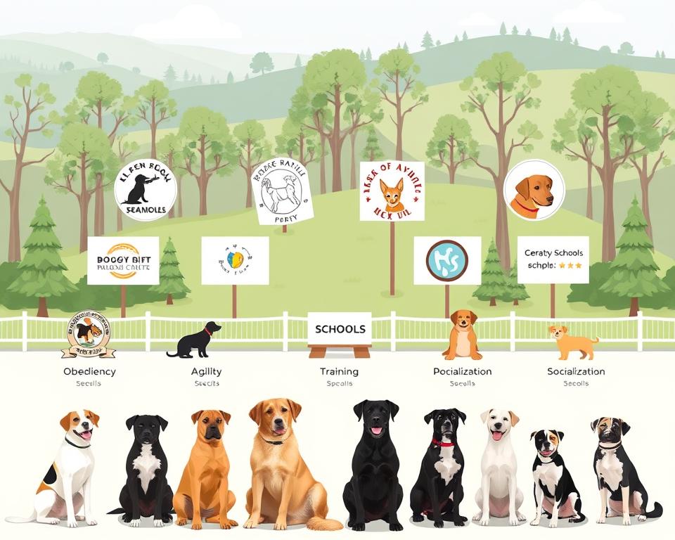 Hundeschularten Übersicht