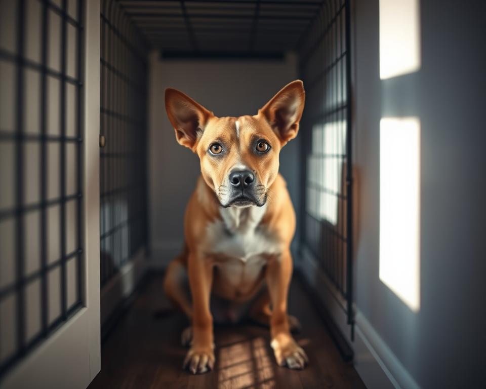 Hundestress Anzeichen in der Box Hundestress Anzeichen in der Box