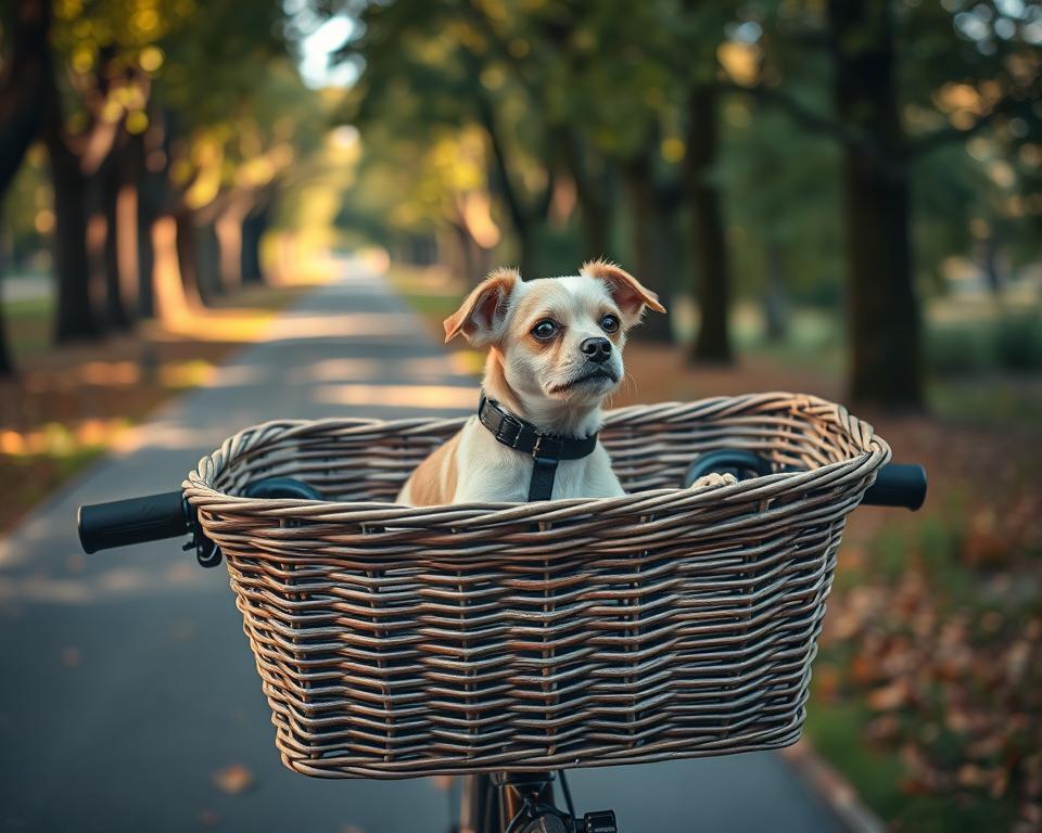Hundetransport im Fahrradkorb Gewichtslimit