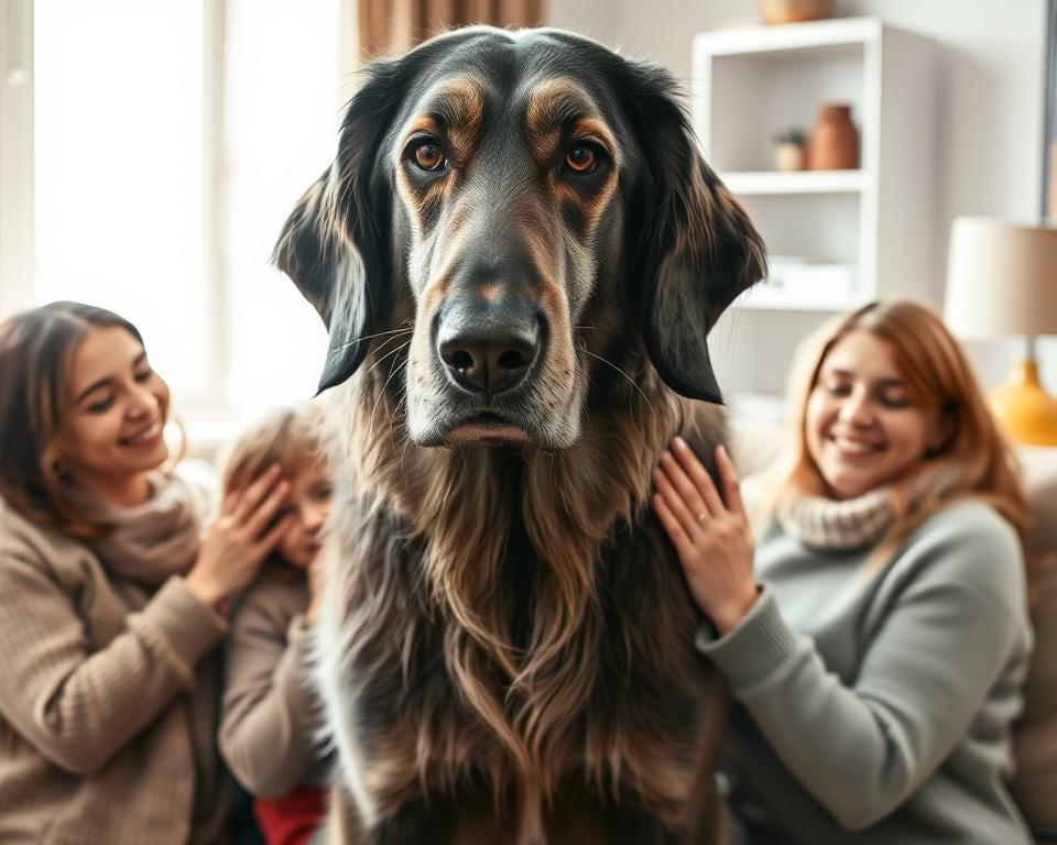 Irish Wolfhound Familienfreundlichkeit