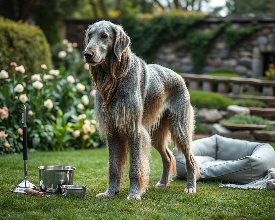 Irish Wolfhound Pflege und Haltung