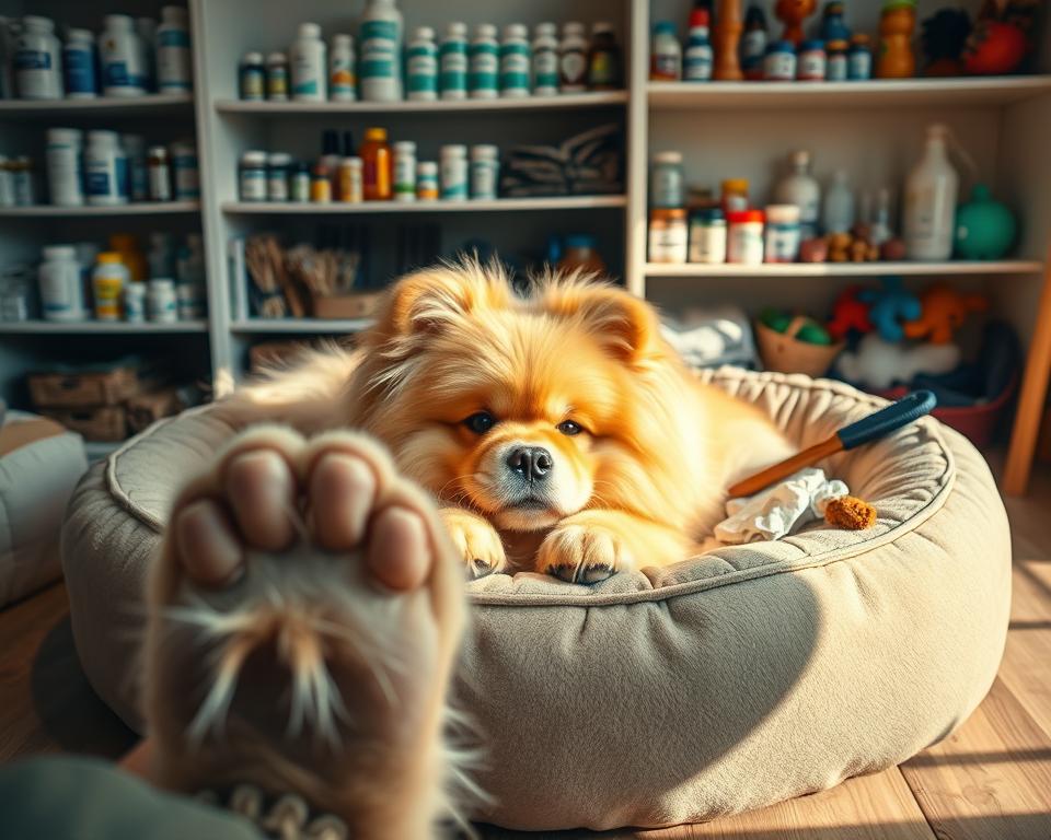 Pflege russischer Schoßhund Gesundheitspflege