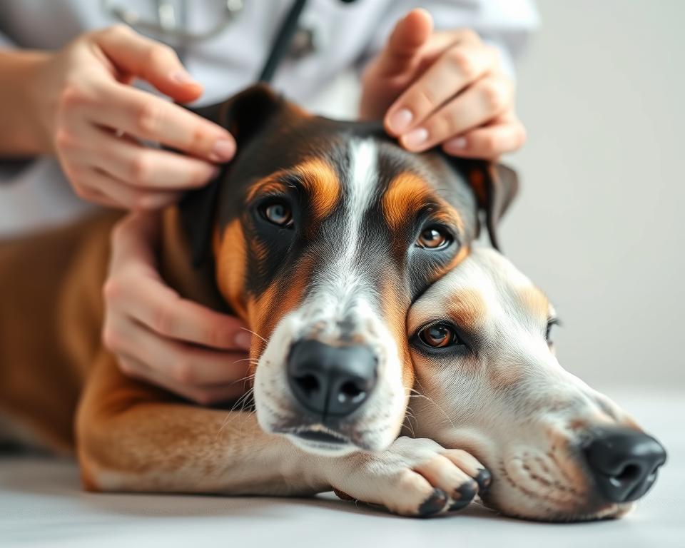 Schilddrüsenuntersuchung beim Hund