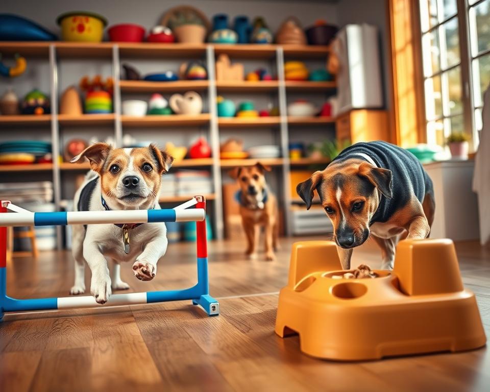 Schnelle Hundespiele für mentale Auslastung