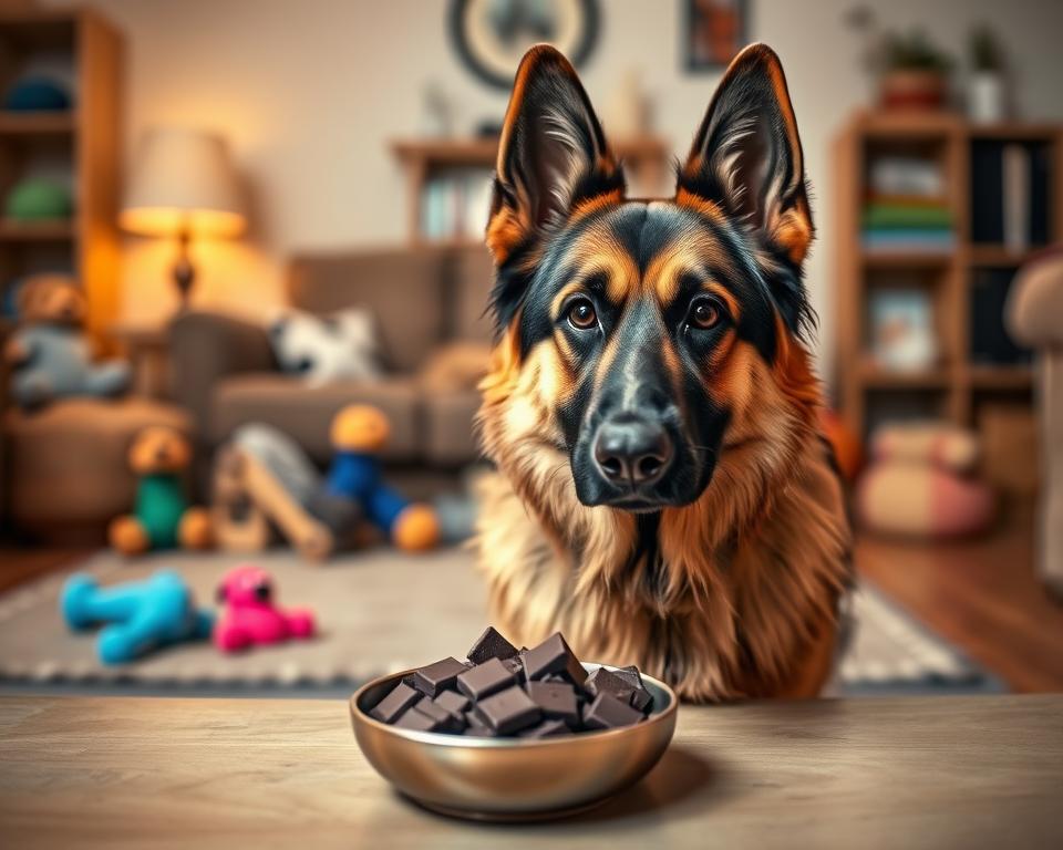 Schokolade Hund vorbeugen Prävention