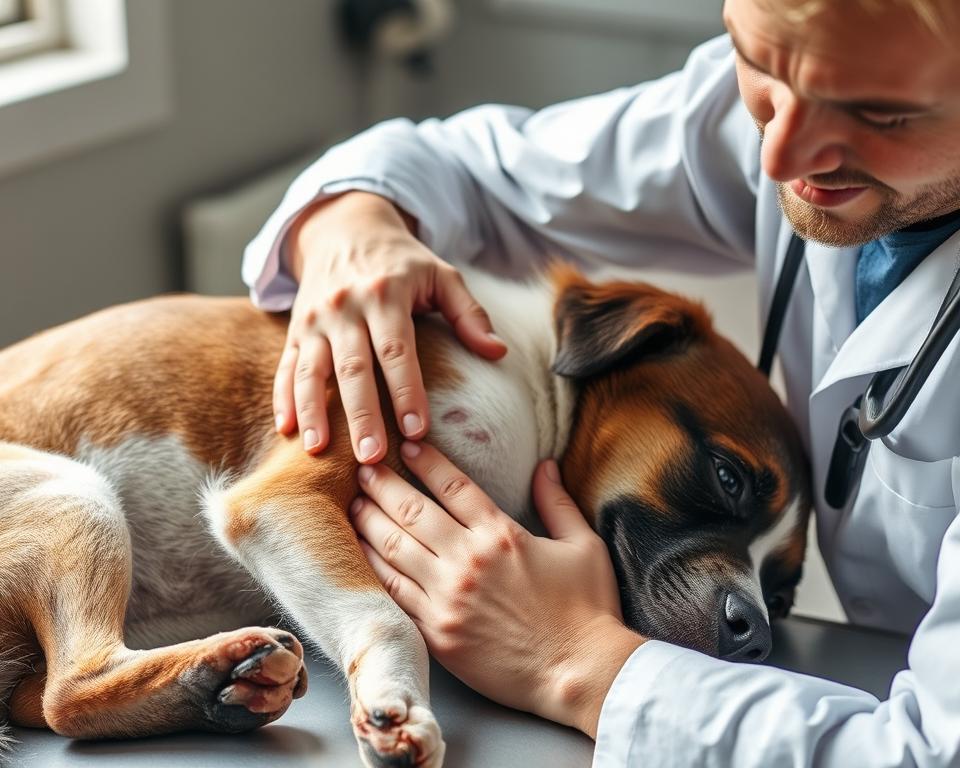 Tierärztliche Behandlung bei Hundejuckreiz