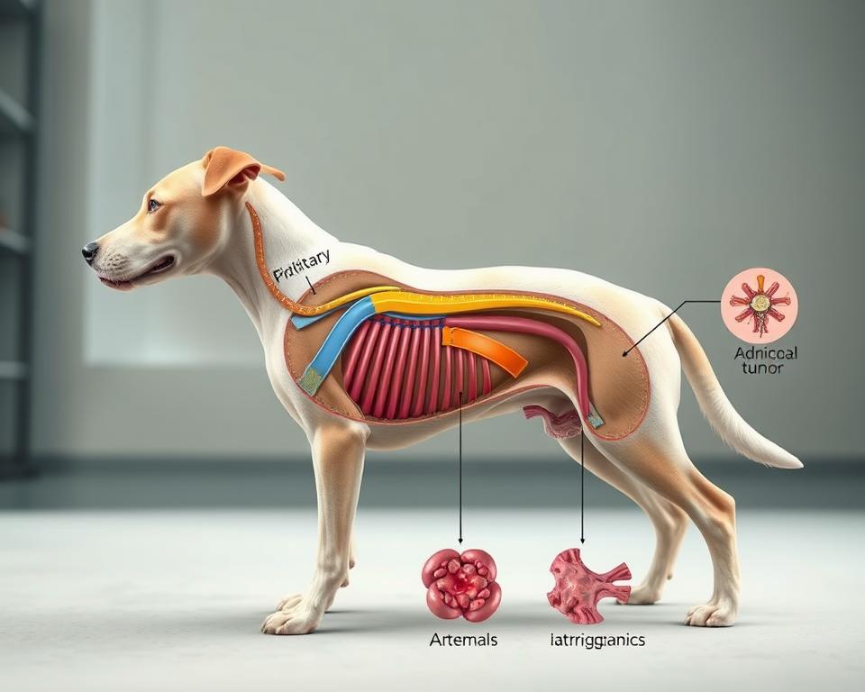 Ursachen Cushing-Syndrom bei Hunden