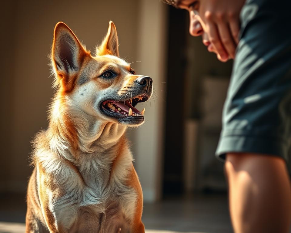 Warnsignale für Hundeaggression