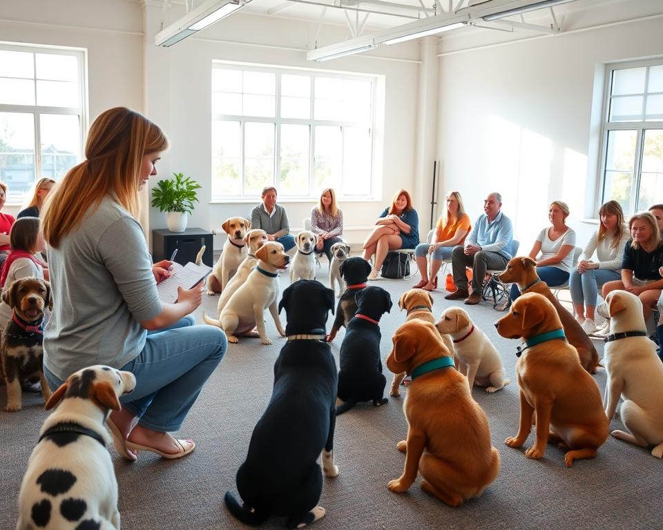 Welpentraining Start in der Hundeschule