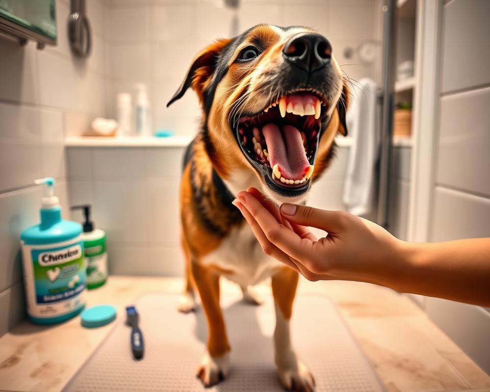 Zahnpflege Hund Routine