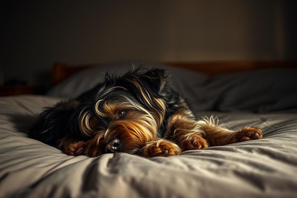 hund schläft nachts nicht