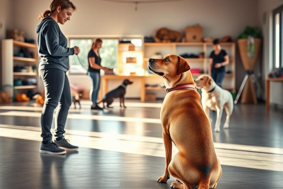 wie lange sollte man mit einem hund in die hundeschule gehen?