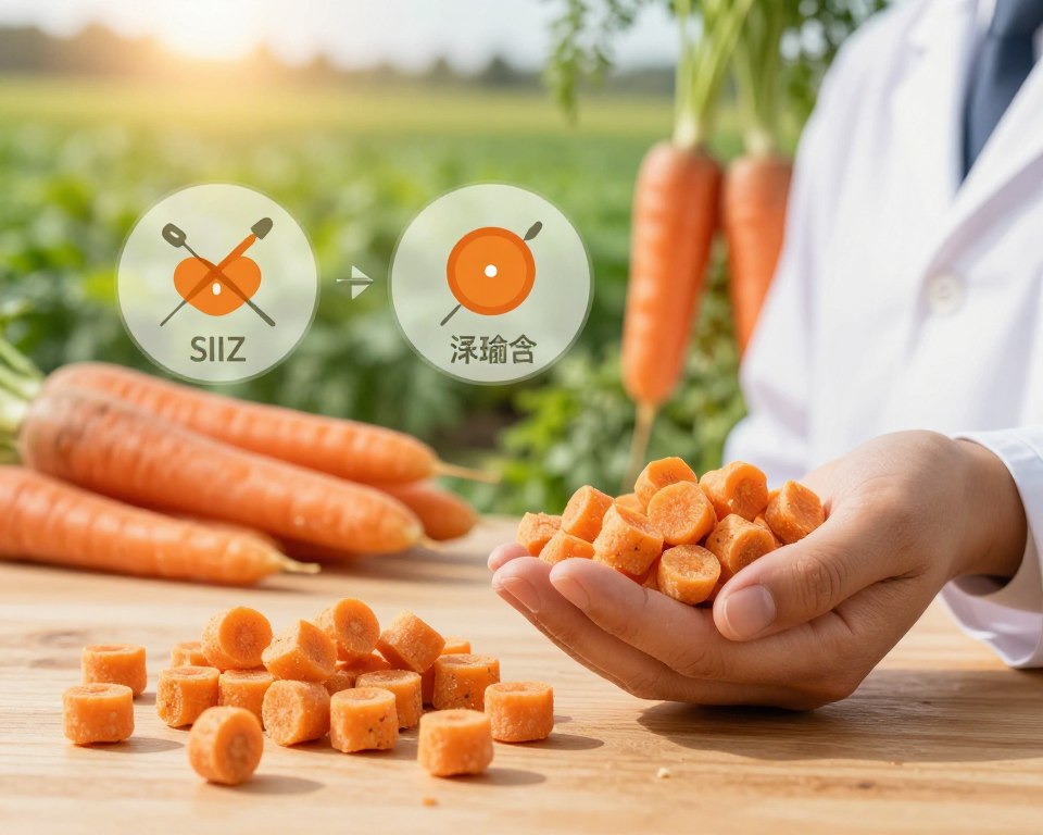 Qualitätsmerkmale Möhrenpellets