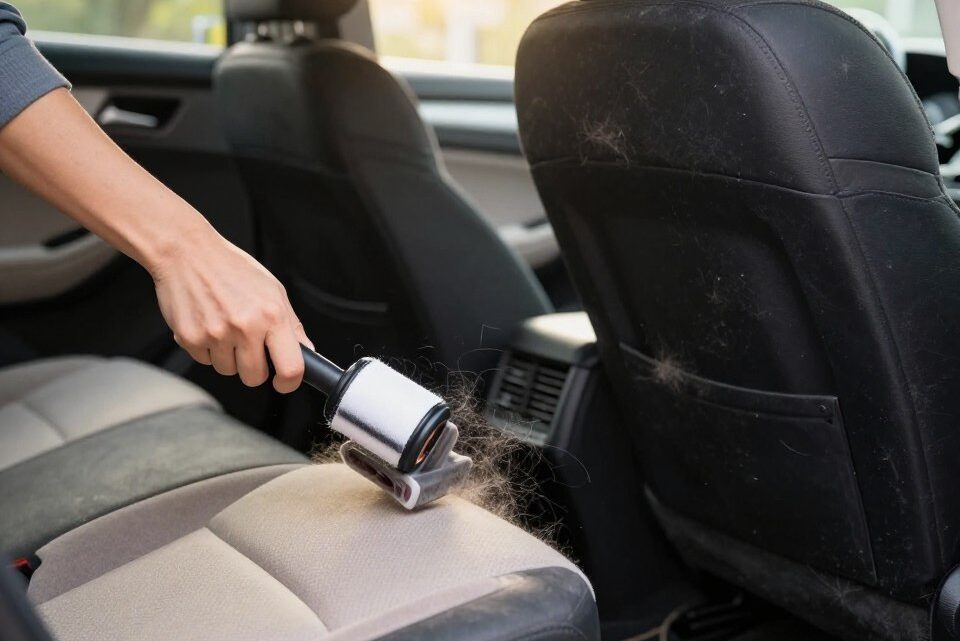 hundehaare aus auto entfernen
