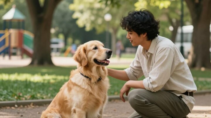 mit dem hund sprechen