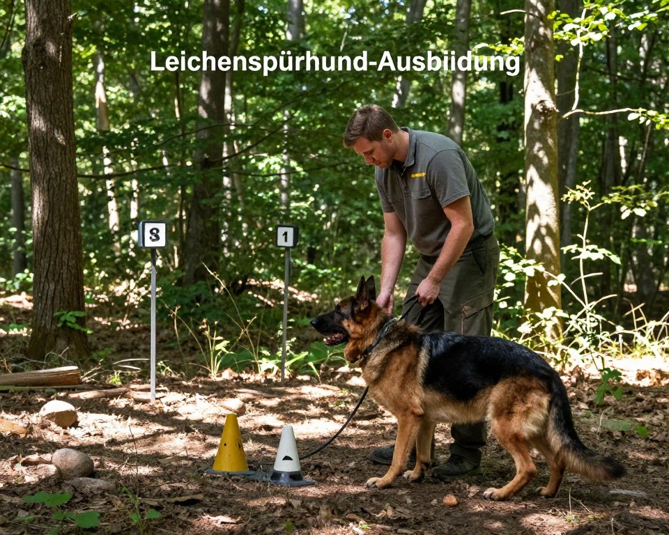 Leichenspürhund-Ausbildung