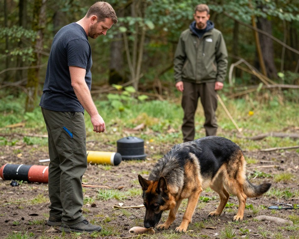 Leichenspürhund-Ausbildung