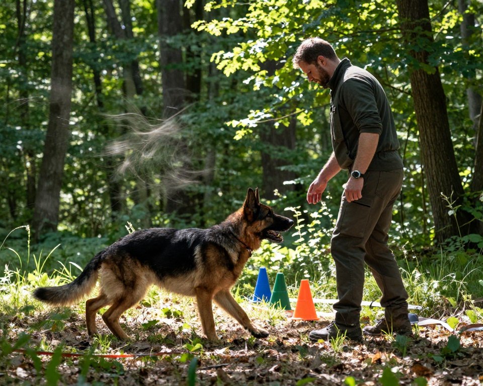Leichenspürhund-Ausbildung