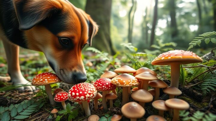 dürfen hunde pilze essen
